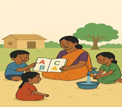 Needs Assessment Study on Learn Play Grow - Improved foundational learning and WASH practices for children in Anganwadi centres in Telangana and Rajasthan November 2024- January 2025
